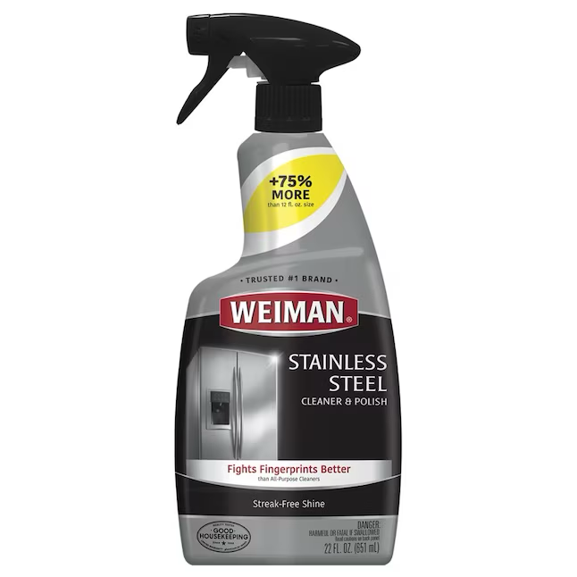 Weiman Products Edelstahlreiniger mit Blumenmuster, 675 ml