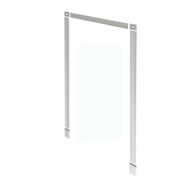 RELIABILT 0.7-in x 3.375-in x 7.06-ft Primed MDF Door Casing Kit