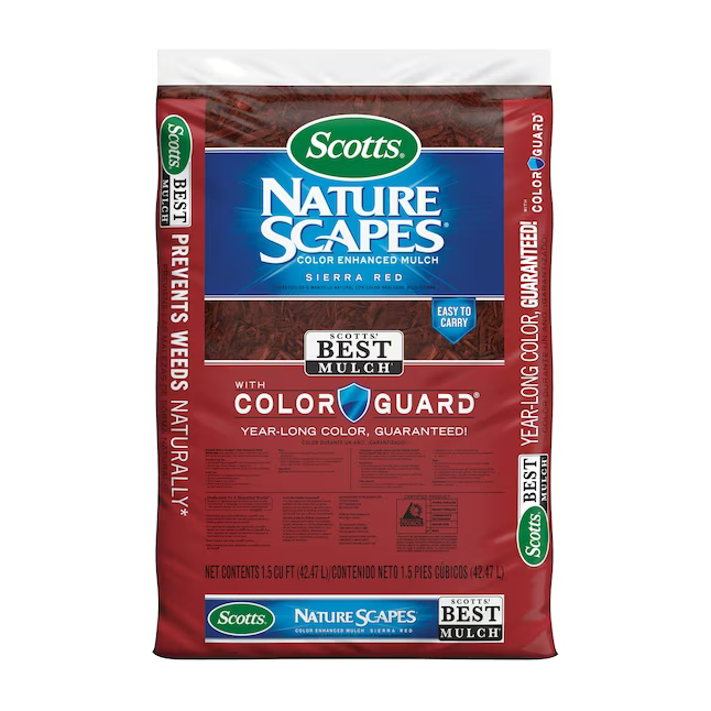 Scotts Nature Scapes Farbverstärkter Sierra Red Blend Mulch, 1,5 Kubikfuß