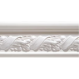 Ornamental Mouldings 3-1/4-in x 8-ft White Hardwood Primed Wood Chair Rail Moulding