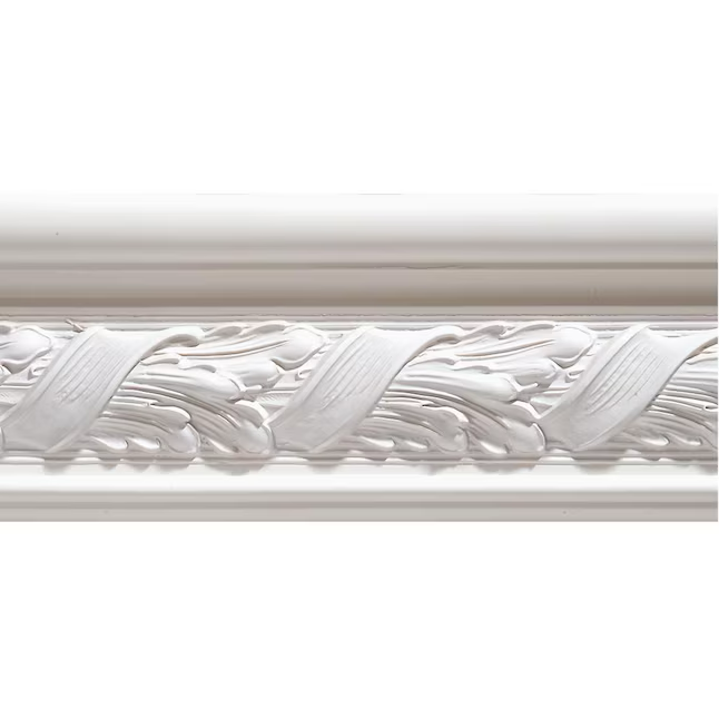 Ornamental Mouldings 3-1/4-in x 8-ft White Hardwood Primed Wood Chair Rail Moulding