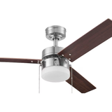 Harbor Breeze Vue 44-in Brushed Nickel Indoor Ceiling Fan with Light (3-Blade)