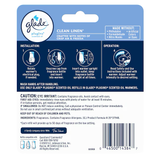 Glade Scented Oil 0.67-fl oz Clean Linen Refill Air Freshener (2-Pack)