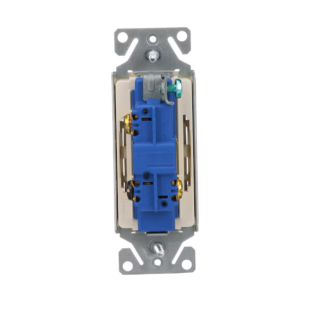 Eaton 15-Ampere 3-Wege-Lichtschalter mit Beleuchtung, helle Mandel