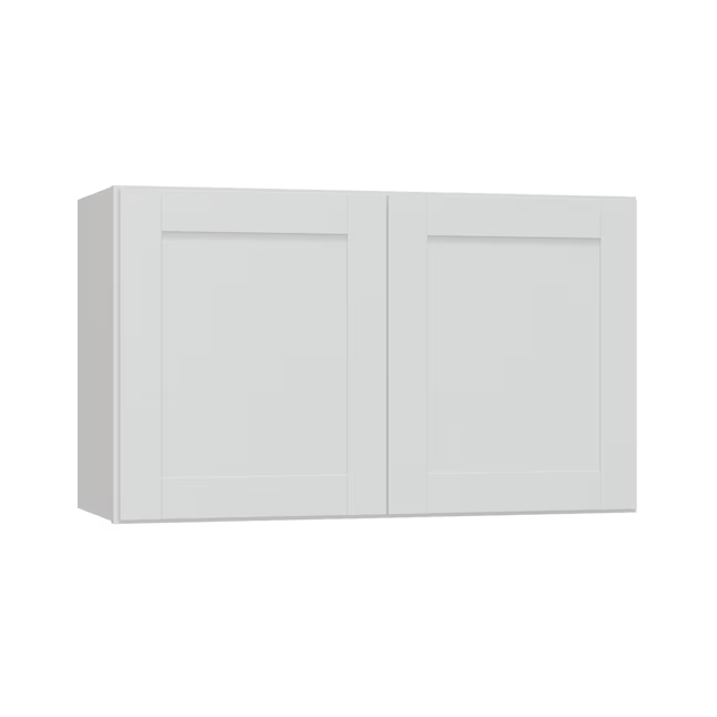 Diamond NOW Arcadia 30-in W x 18-in H x 12-in D White Door Wall Fully Assembled Cabinet (Recessed Panel Shaker Door Style)