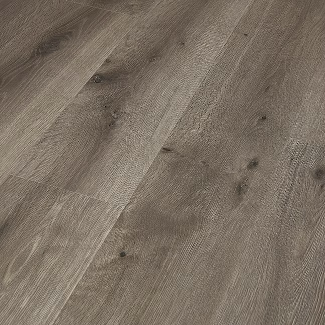 Pergo TimberCraft +WetProtect with Underlayment Attached Ruxin Oak 12-mm T x 7-1/2-in W x 47-1/4-in L Waterproof Wood Plank Laminate Flooring