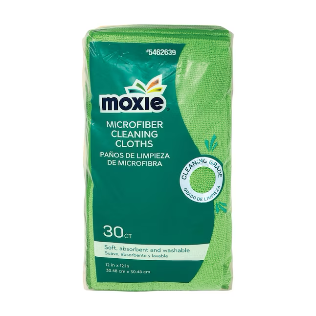 MOXIE Paquete de 30 paños de microfibra