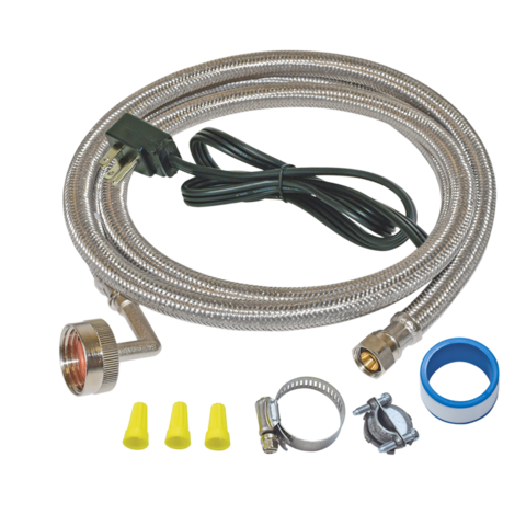 Eastman 6 ft. Dishwasher Installation Kit with Elbow and Cord