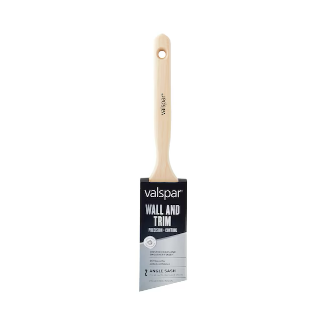 Valspar 2-in Nylon- Polyester Blend Angle Paint Brush (General Purpose Brush)