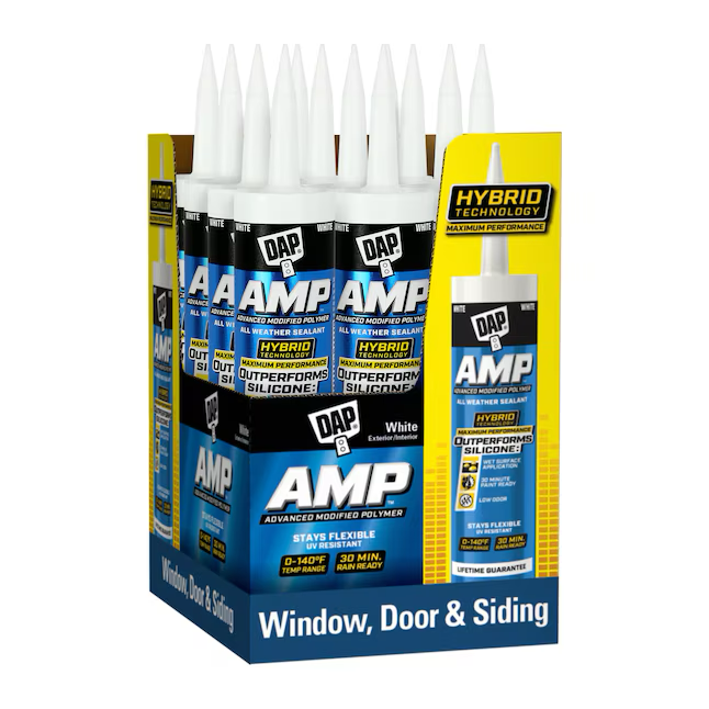 Sellador sellador avanzado para pintar de color blanco DAP AMP de 9 oz