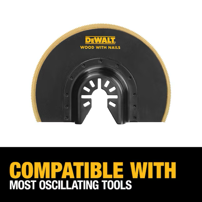 DEWALT Titanium Nitride Coated Hss Oscillating Tool Blade