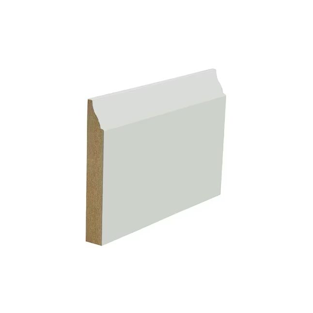 RELIABILT 15/32-in x 3-1/4-in x 8-ft Colonial Painted MDF 623 Baseboard Moulding