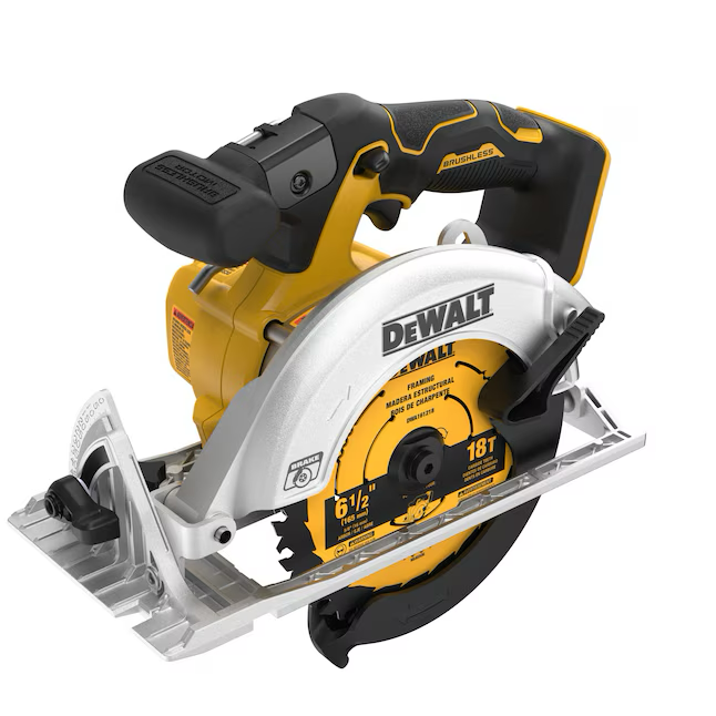 DEWALT XR 20-volt Max 6-1/2-in Brushless Cordless Circular Saw (Bare Tool)