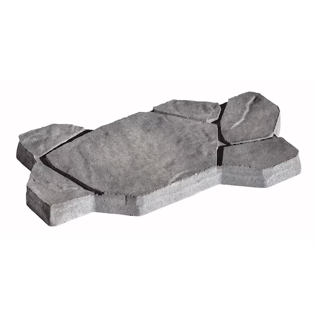 Oldcastle Unregelmäßiger Trittstein aus Beton „Rio“ (61 cm L x 33 cm B x 5 cm H), 24 Zoll lang