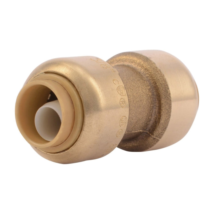 SharkBite 3/8 in. (1/2 in. OD) x 3/8 in. (1/2 in. OD) Brass Push Coupling