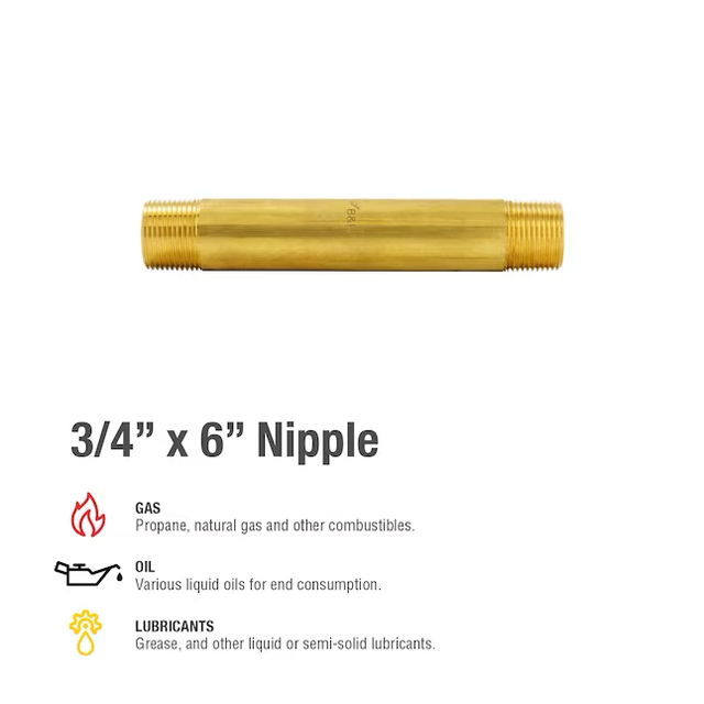 Proline Series 3/4-in x 3/4-in Threaded Male Adapter Nipple Fitting