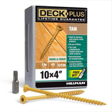 Deck Plus #10 x 4-in Wood To Wood Deck Screws (43-Per Box)