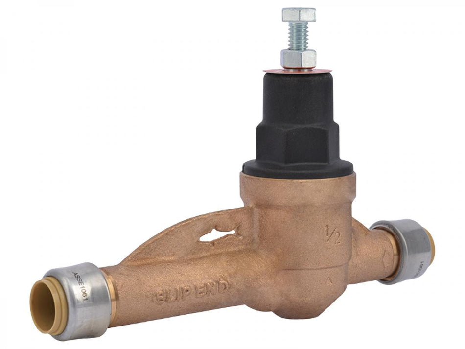 SharkBite Brass 1/2-in Push-to-connect Pressure Regulator Valve