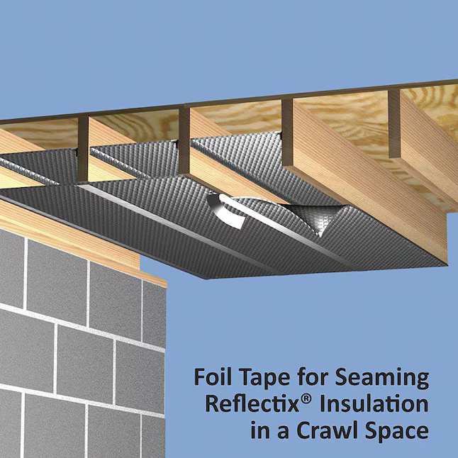 Cinta aislante para juntas de HVAC de papel de aluminio Reflectix de 2 pulgadas x 150 pies