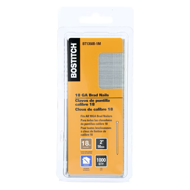 Bostitch  2-in 18-Gauge Straight Bright Collated Finish Nails (1000-Per Box)