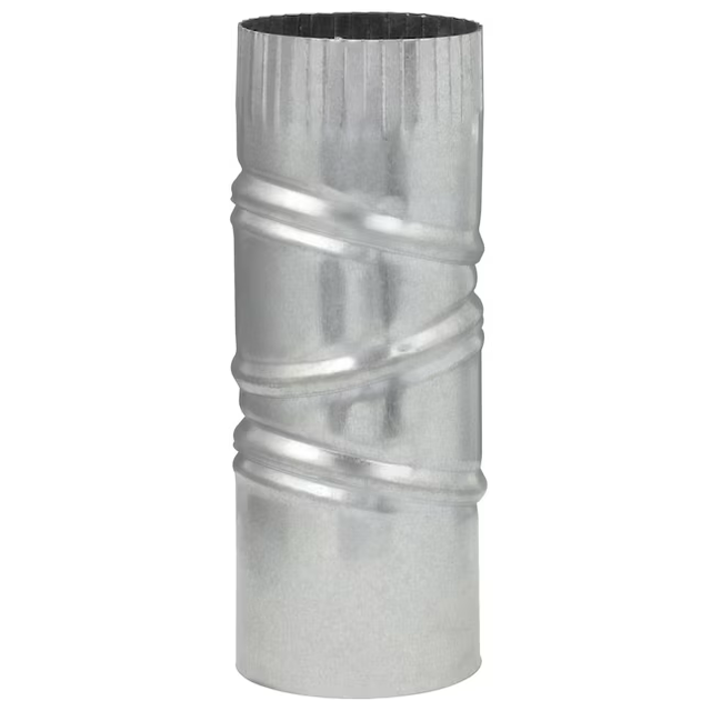 IMPERIAL 3-in 30 Gauge Galvanized Steel Round Adjustable 90 Degree Duct Elbow