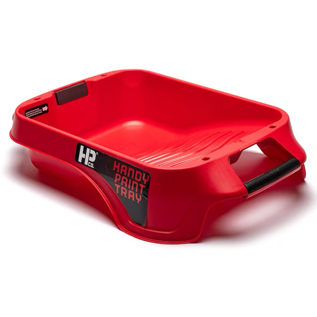 HANDy Red Plastic Paint Tray with Handle, Deep-Well Design, 22.5-in x 15-in