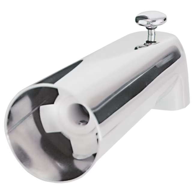 EZ-FLO Chrome Universal Fit Bathtub Spout with Diverter