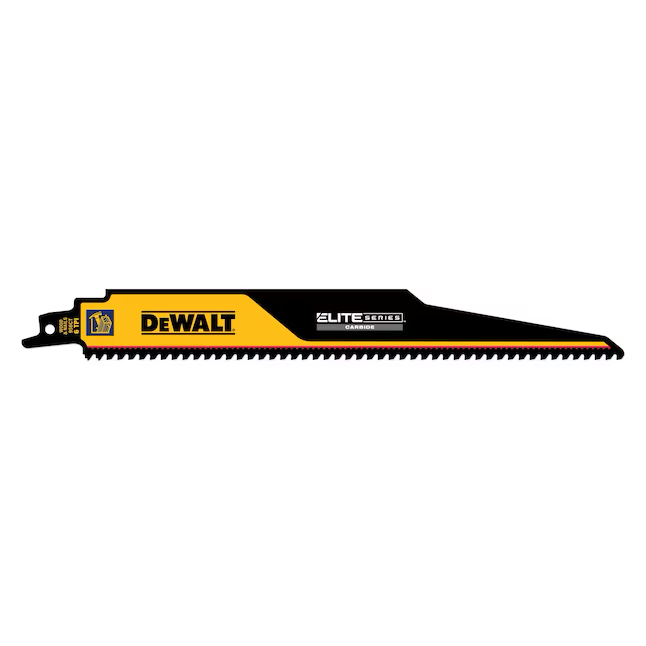 Hoja de sierra alternativa de demolición DEWALT Elite de 9 pulgadas y 6 Tpi