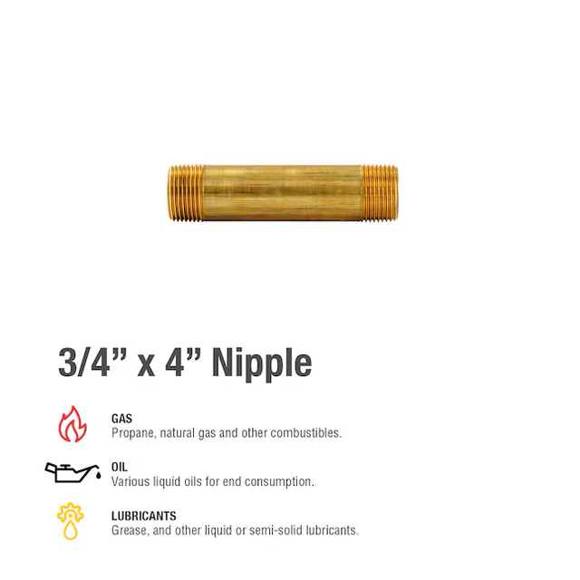 Proline Series 3/4-in x 3/4-in Threaded Male Adapter Nipple Fitting