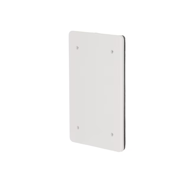 Hubbell TayMac 1-Gang Square White Plastic Weatherproof Electrical Box Cover