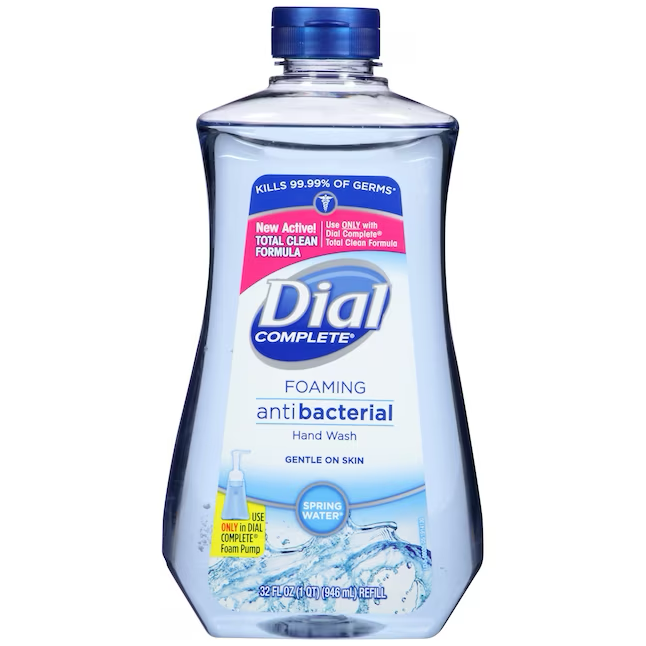 Dial 32-oz Spring Water Antibacterial Foaming Hand Soap – Saber Sales ...