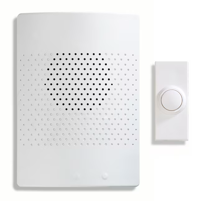 Utilitech White Wireless Doorbell Kit