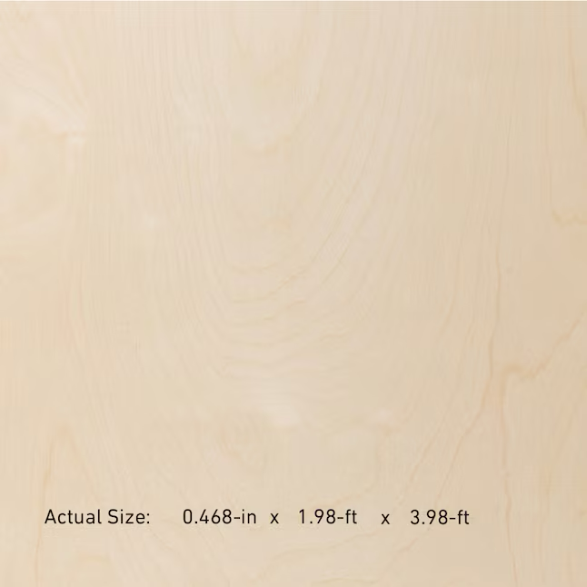 1/2-in x 2-ft x 4-ft Birch Sanded Plywood