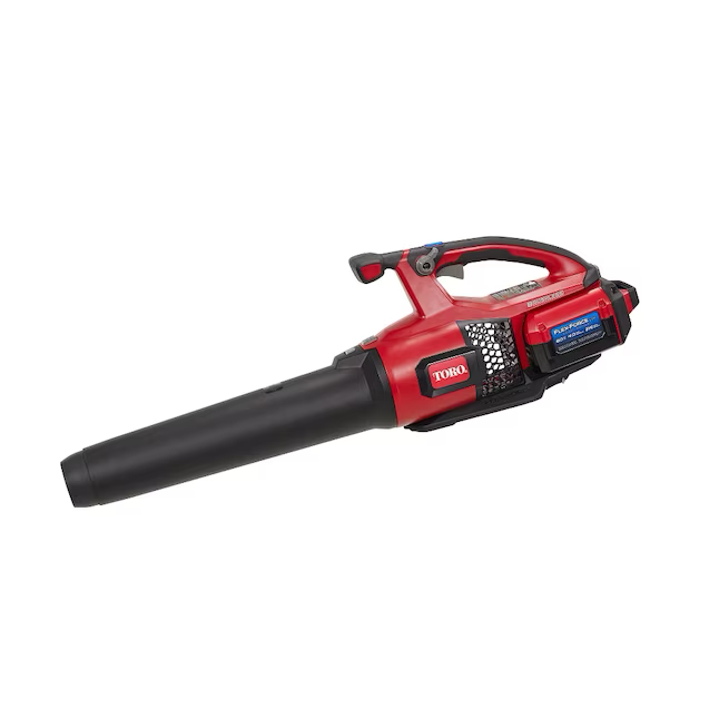 Soplador de hojas de mano Toro Flex-Force de 60 voltios máx., 605 CFM, 157 MPH, 4 Ah (batería y cargador incluidos)