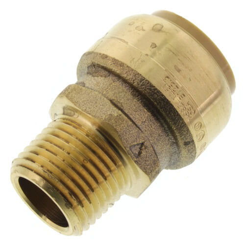 SharkBite 3/4 in. x 1/2 in. MNPT Brass Push Male Adapter