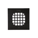 Oatey 4-1/4-in Snap-Tite Square Rubbed Bronze Strainer