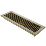 RELIABILT 4-in x 14-in Steel Brown Floor Register