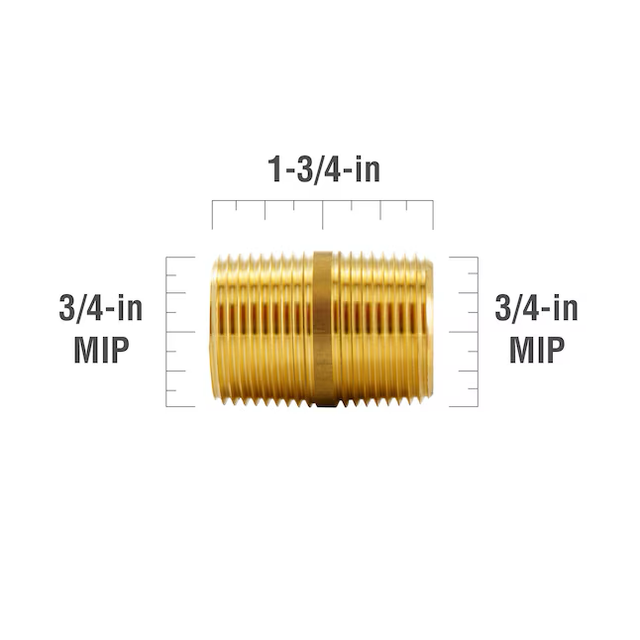 Proline Series 3/4-in x 3/4-in Threaded Male Adapter Nipple Fitting