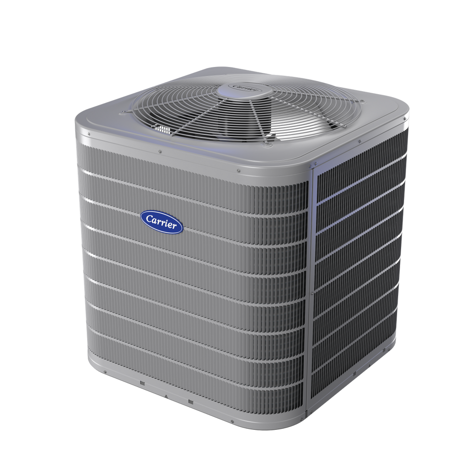 Condensador de bomba de calor de una etapa, de 1,5 toneladas, R454B, 14,3-17,5 SEER2, de Carrier Performance™, 208/1