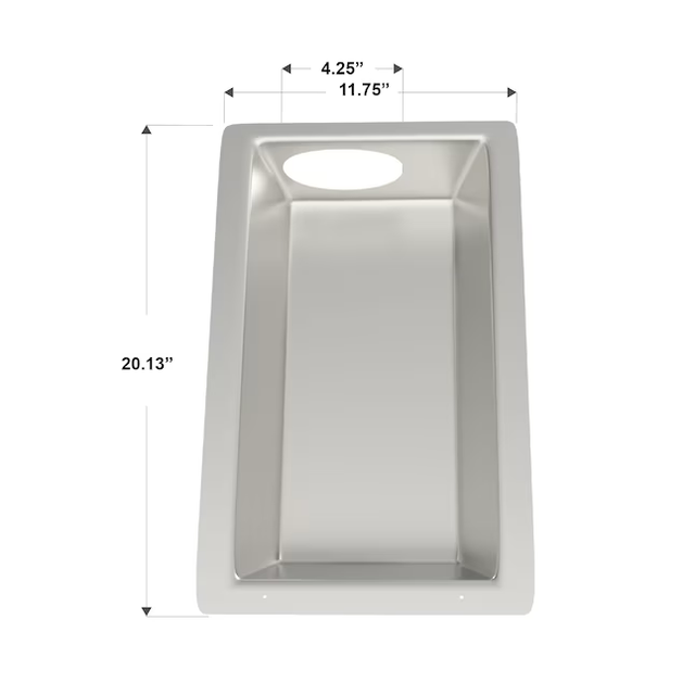 IMPERIAL 11.75-in x 20.125-in Aluminum Dryer Vent Box