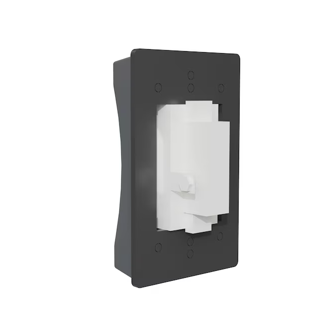 Cubierta para caja eléctrica resistente a la intemperie de plástico gris rectangular de 1 unidad Hubbell Bell