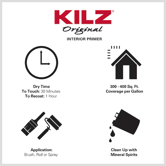 KILZ Original Interior Multi-purpose Oil-based Wall and Ceiling Primer (13-oz)