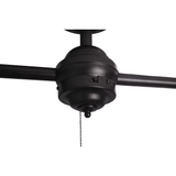 Harbor Breeze Twin Breeze II 74-in Oil Rubbed Bronze Indoor/Outdoor Ceiling Fan with Light (6-Blade)