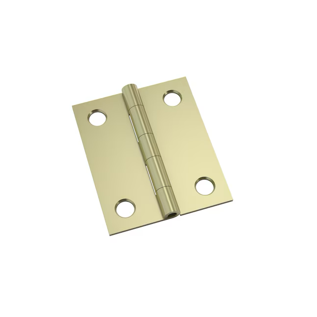 RELIABILT 1-1/2-in H Gold Mortise Interior Door Hinge (2-Pack)