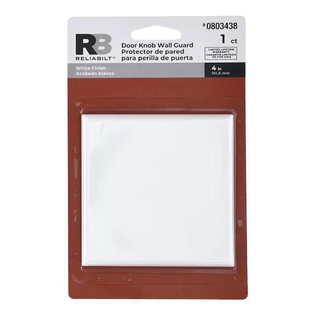 RELIABILT 4-in White Wall Protector Door Stop