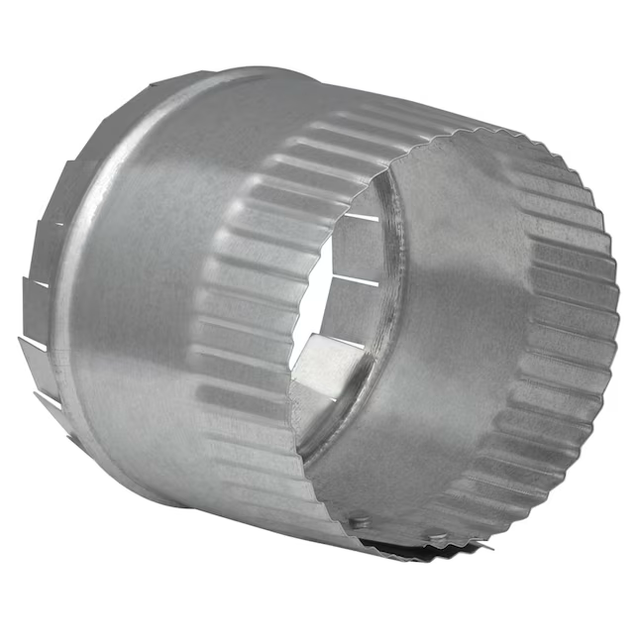 IMPERIAL 4-in 30 Gauge Galvanized Steel Round Duct Starting Collar