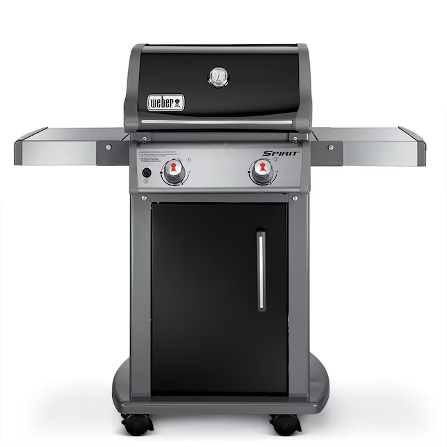 Weber Spirit E-210 Schwarzer 2-Brenner Flüssigpropangasgrill