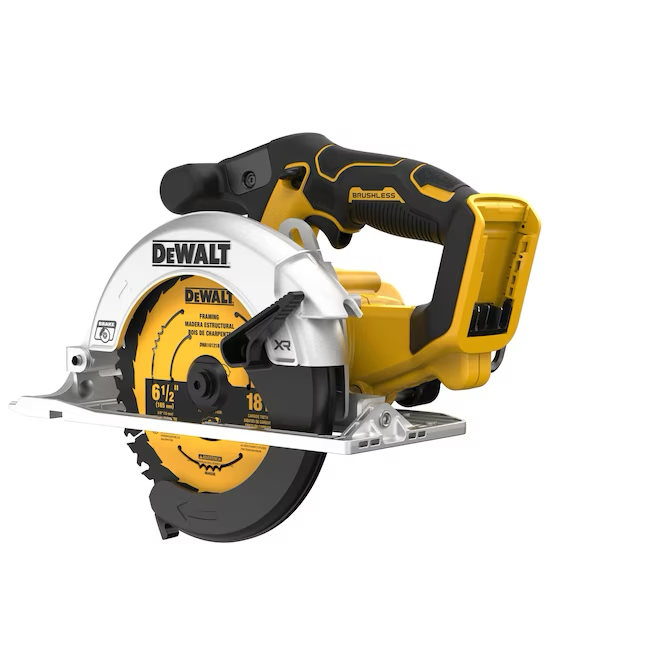 Sierra circular inalámbrica sin escobillas DEWALT XR de 20 voltios máx. de 6-1/2 pulgadas (herramienta básica)