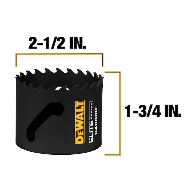 DEWALT 2-1/2-in Carbide-tipped Non-arbored Hole Saw