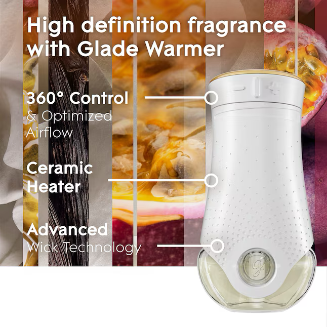 Glade Scented Oil 0.67-fl oz Vanilla Passion Fruit Refill Air Freshener (2-Pack)